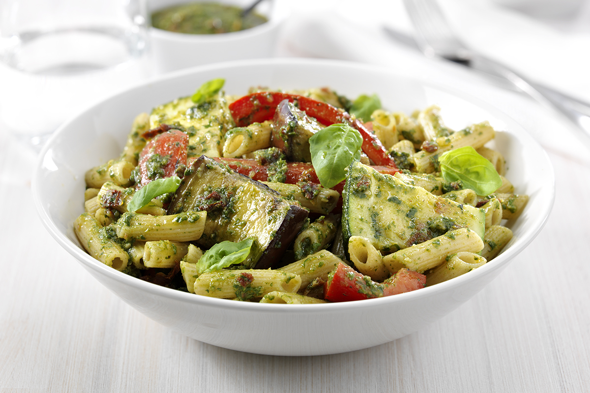 Pasta Pesto met Groenten